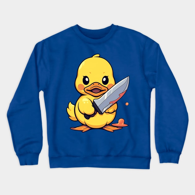 duck Crewneck Sweatshirt by lets find pirate